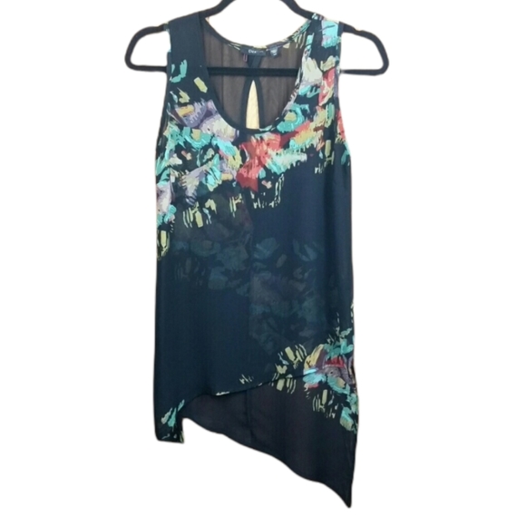Dex Tops - Dex Floral Print Tank Top